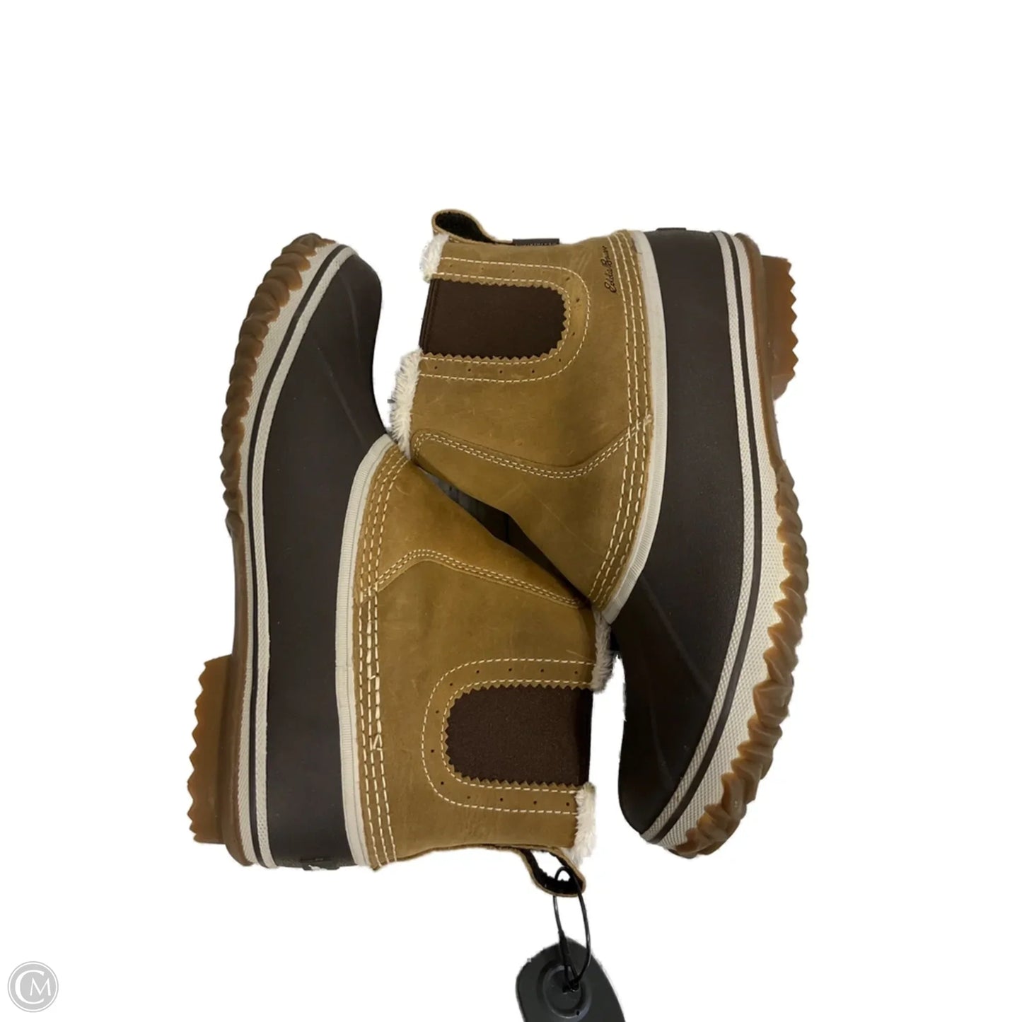 Boots Snow By Eddie Bauer In Grey & Tan, Size: 9