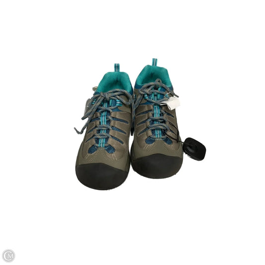 Shoes Hiking By Airwalk In Blue & Green, Size: 6.5