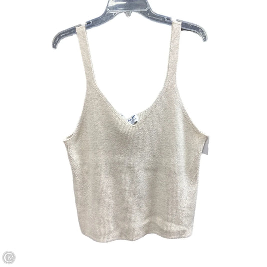 Top Sleeveless By Old Navy In Beige, Size: 2x