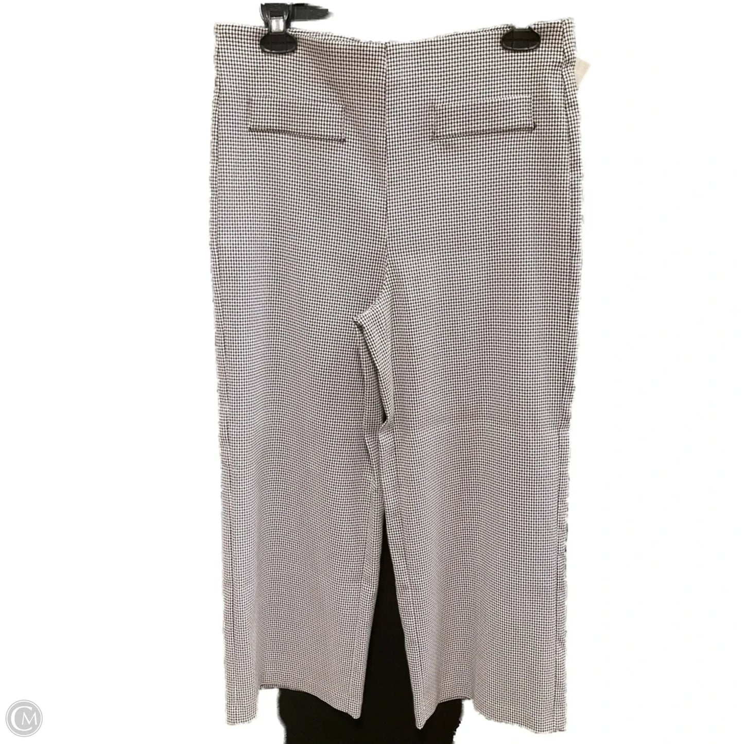 Pants Wide Leg By Jules & Leopold In Black & White, Size: M