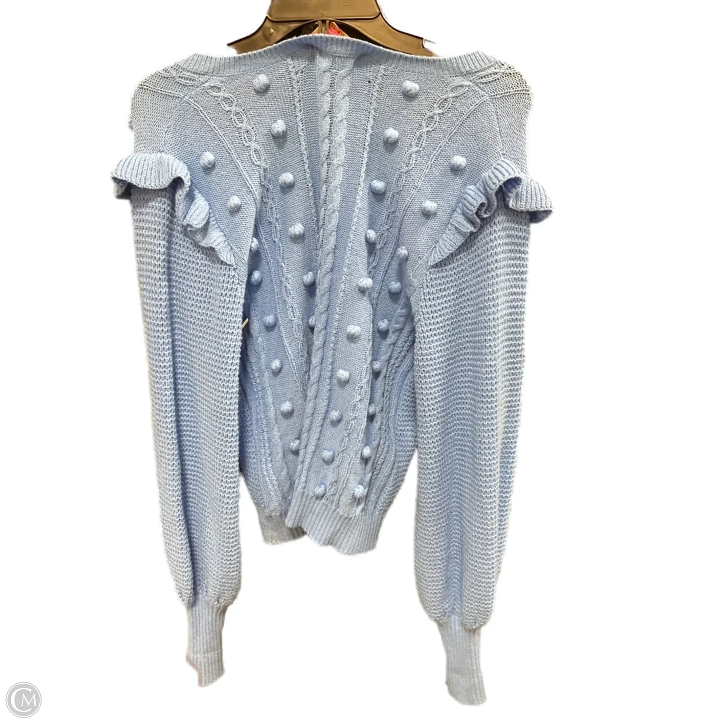 Sweater Cardigan Designer By Lilly Pulitzer In Blue, Size: M