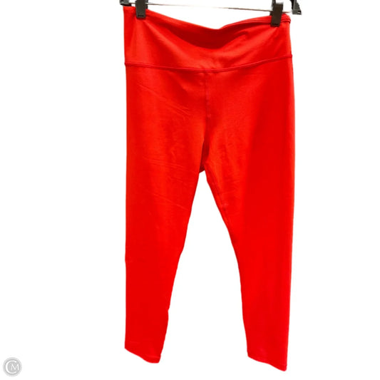 Athletic Leggings By Zyia In Red, Size: M