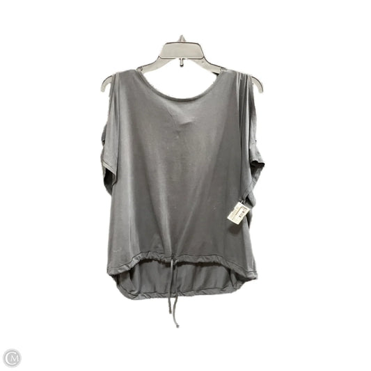 Athletic Top Short Sleeve By Lululemon In Black, Size: 8