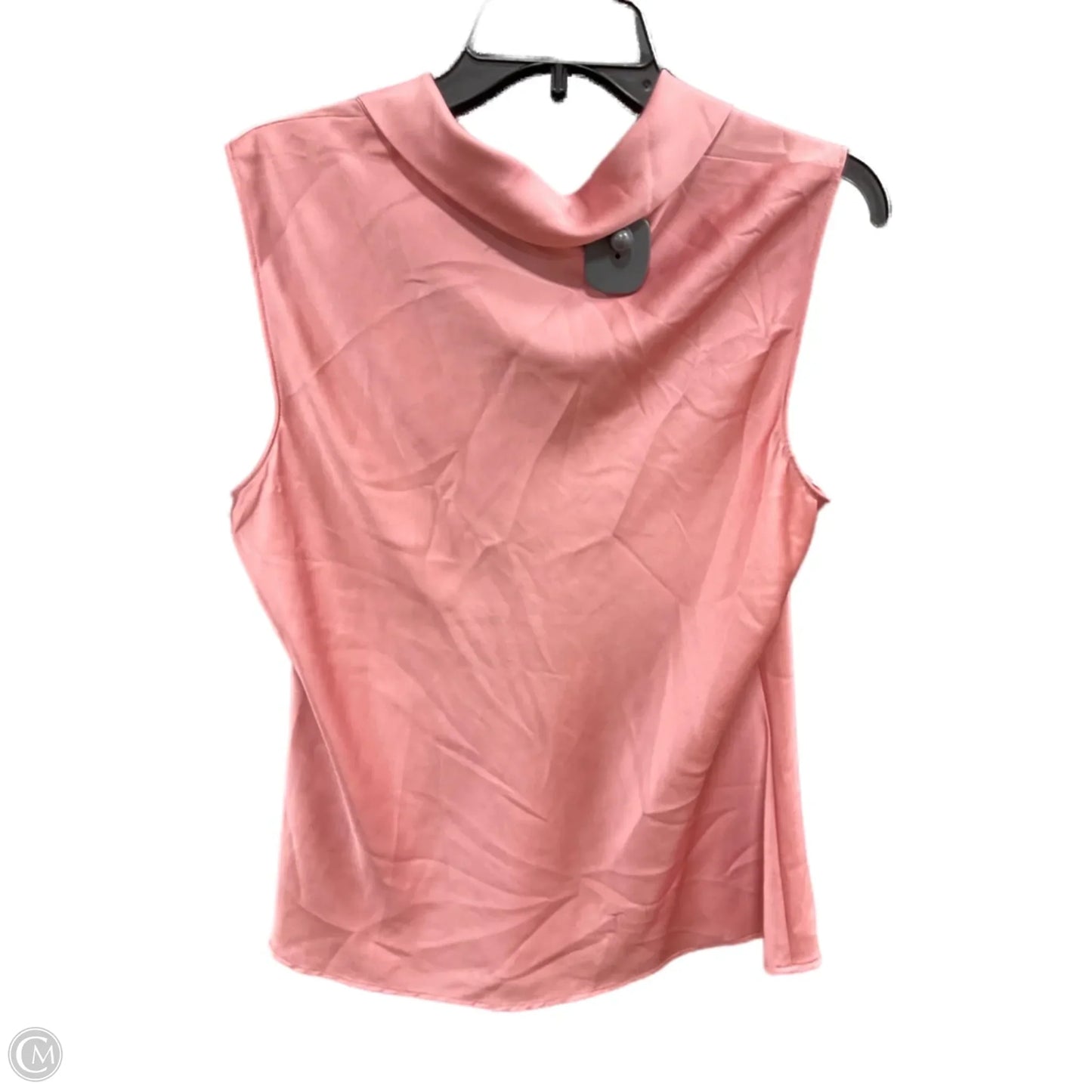 Top Sleeveless By Tahari In Pink, Size: L