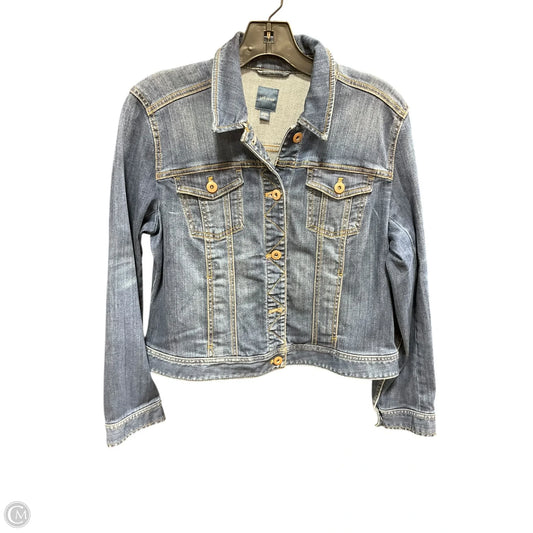 Jacket Denim By J. Jill In Blue Denim, Size: S