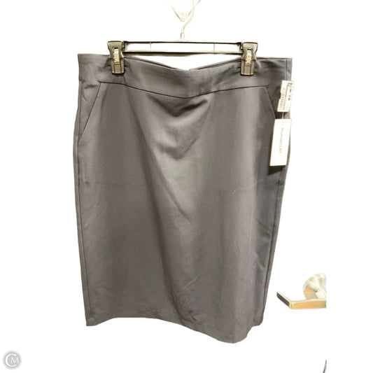 Skirt Midi By Liz Claiborne In Navy, Size: 12