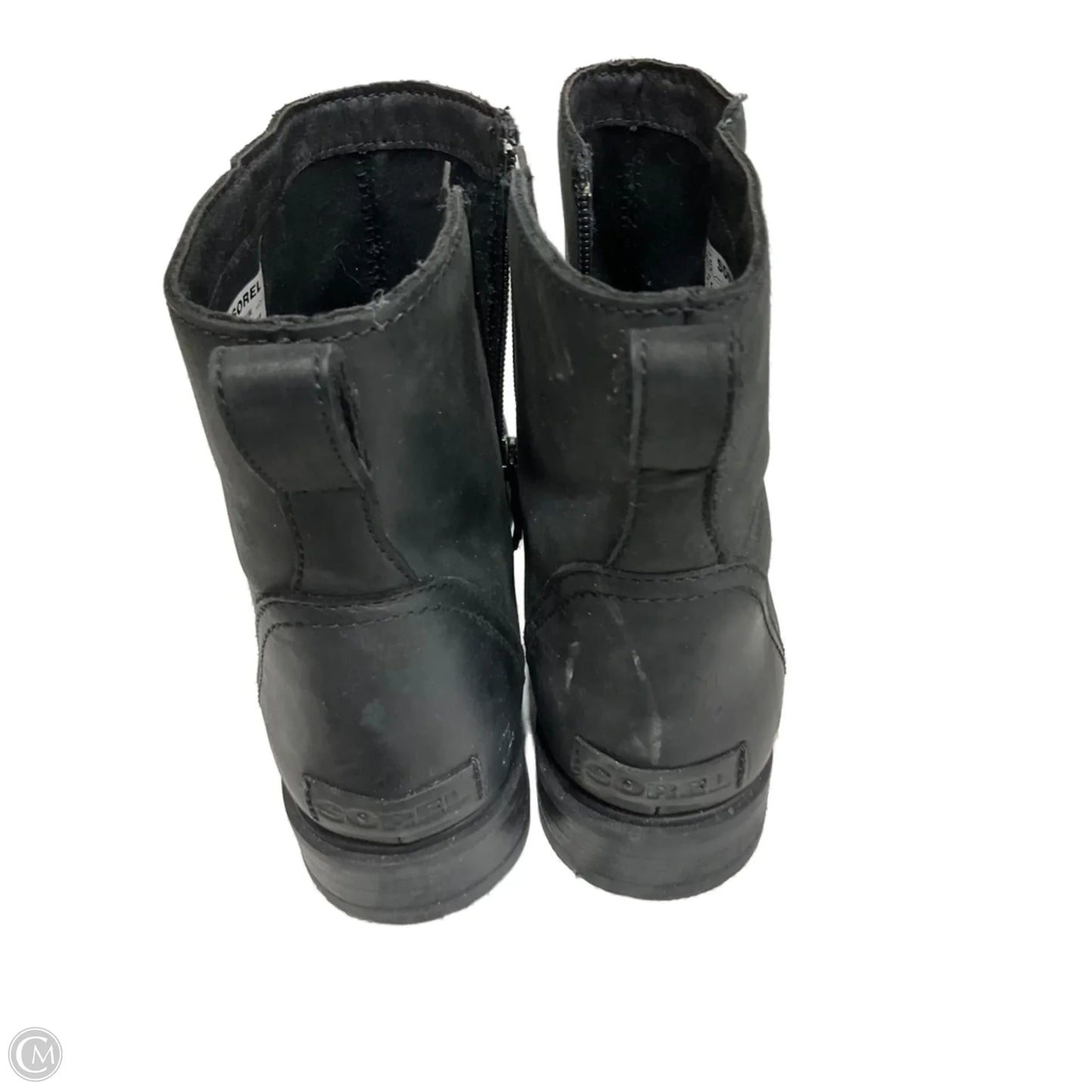 Boots Ankle Flats By Sorel In Black, Size: 9.5