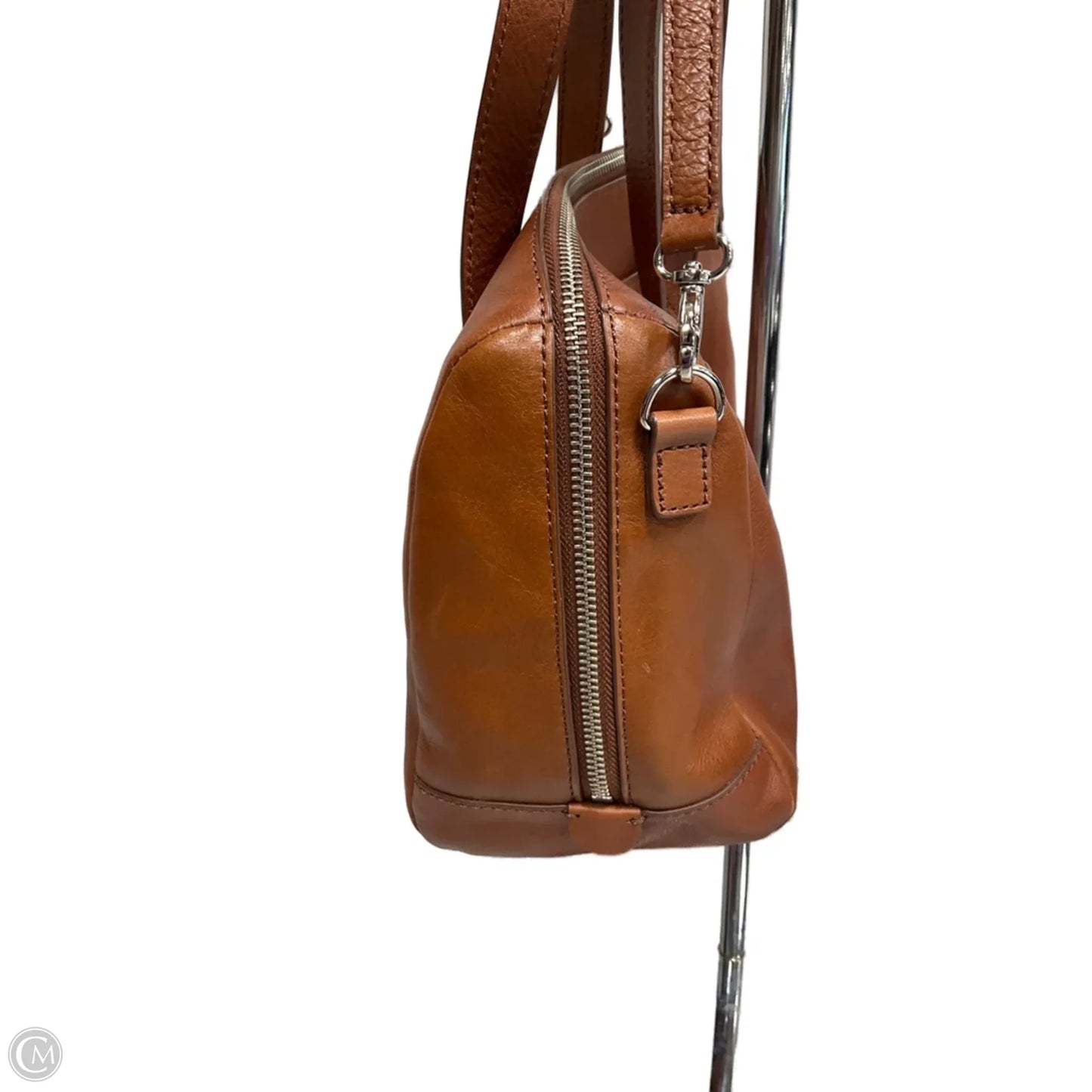 Crossbody Leather By Fossil, Size: Large