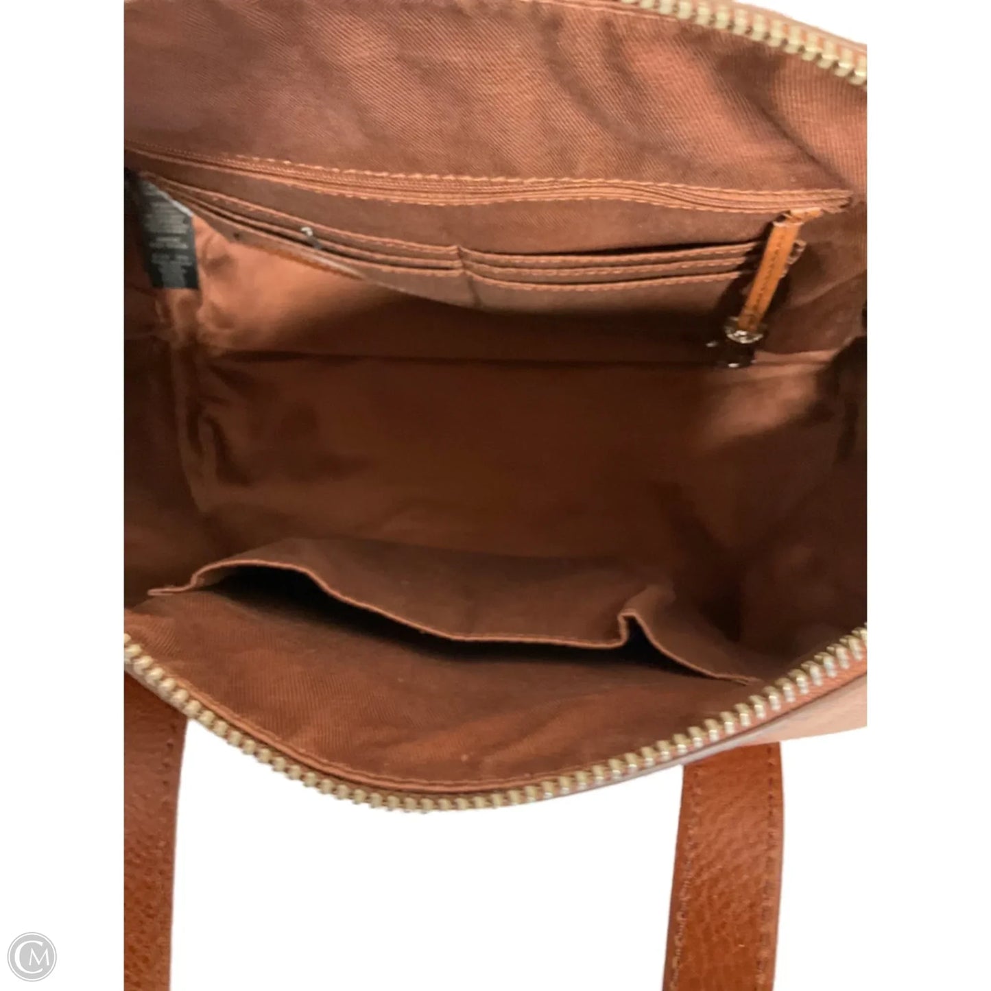 Crossbody Leather By Fossil, Size: Large