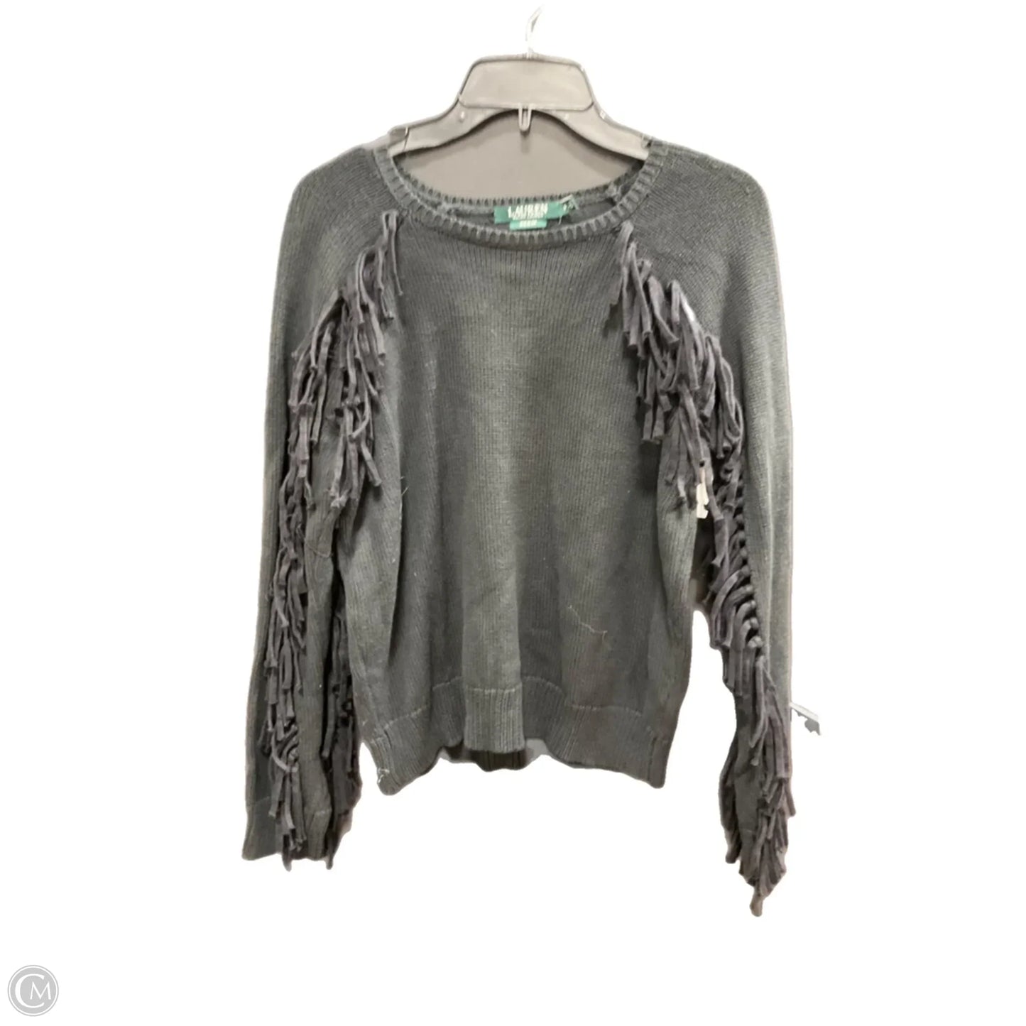 Sweater By Lauren By Ralph Lauren In Black, Size: L