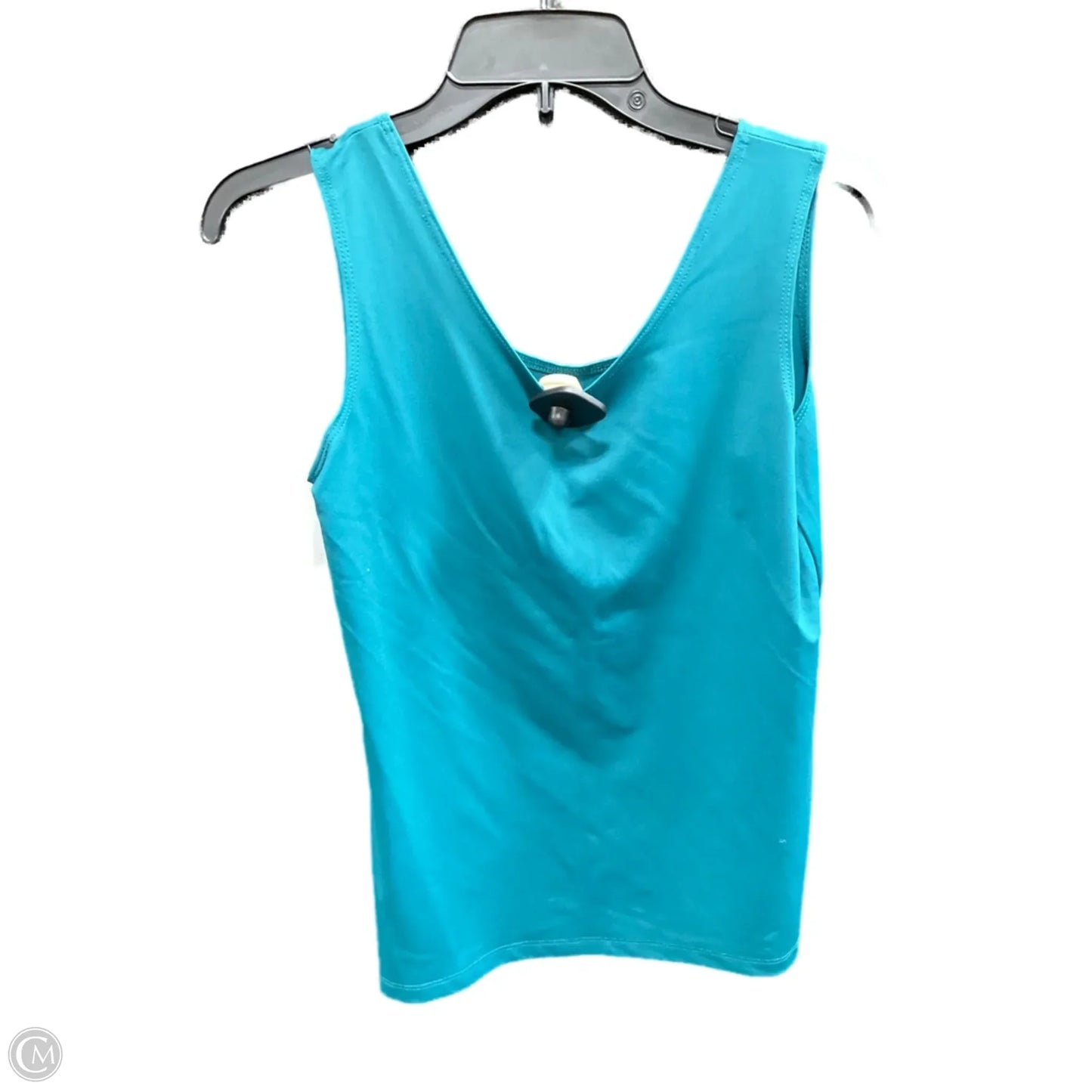 Top Sleeveless By Chicos In Blue, Size: M