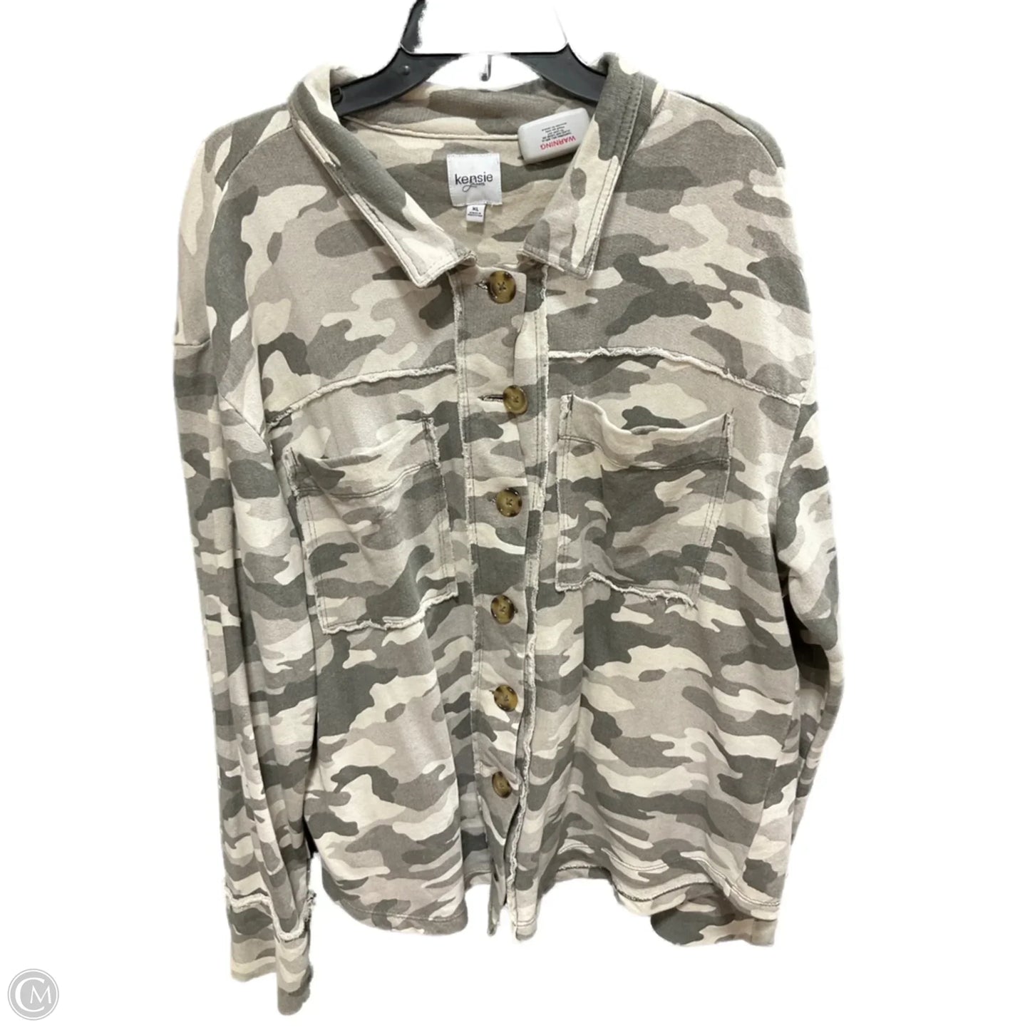 Jacket Other By Kensie In Camouflage Print, Size: Xl
