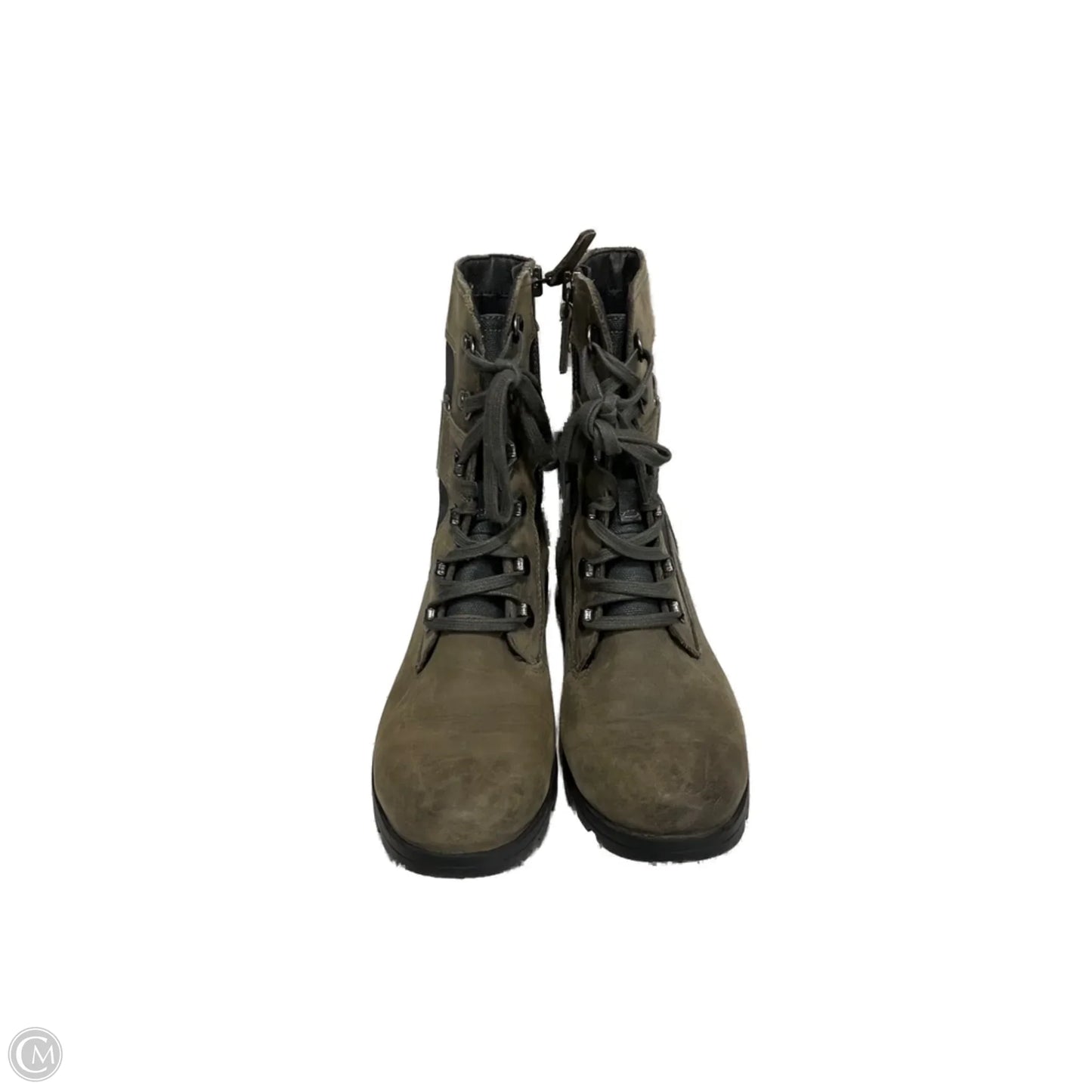 Boots Ankle Flats By Sorel In Green, Size: 7