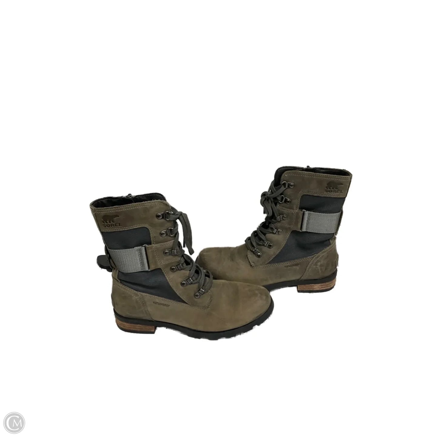 Boots Ankle Flats By Sorel In Green, Size: 7