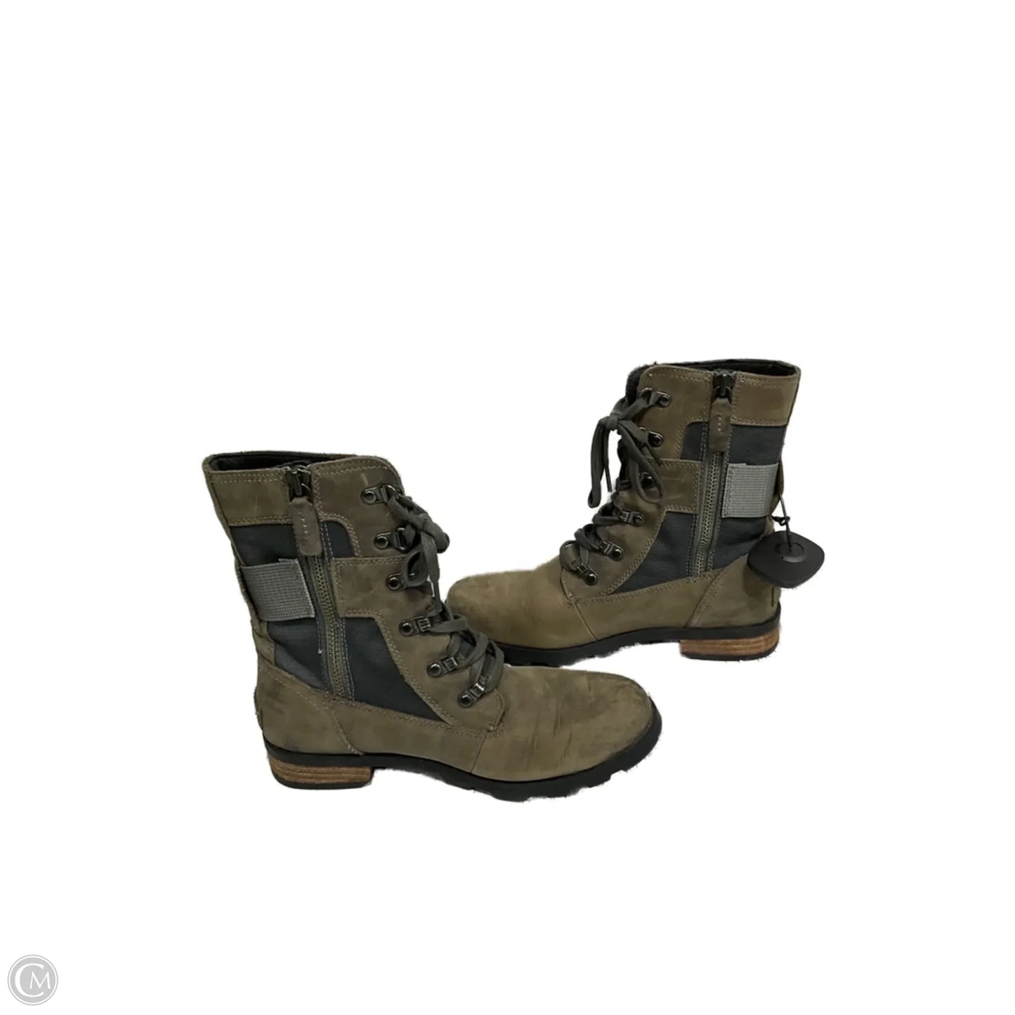Boots Ankle Flats By Sorel In Green, Size: 7