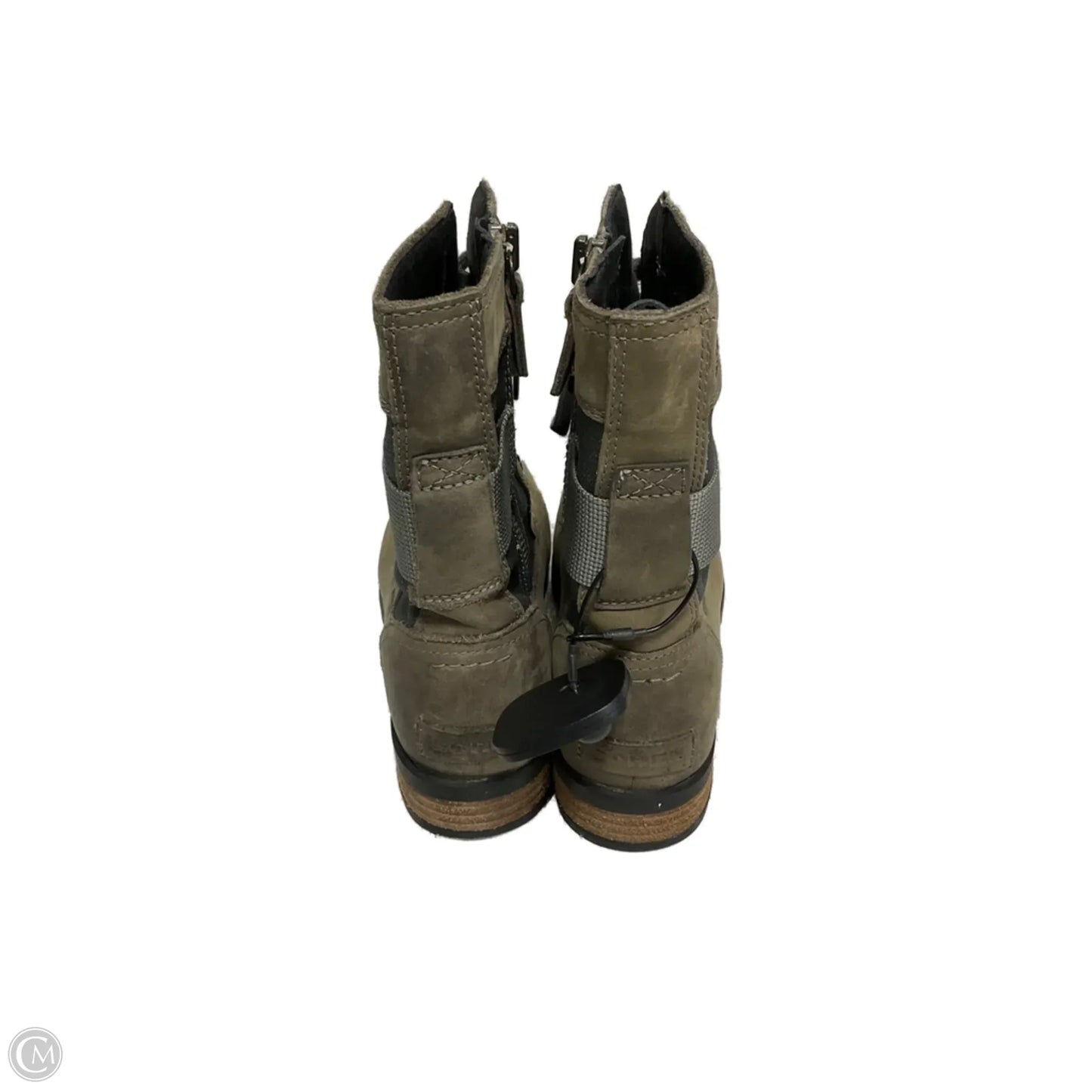 Boots Ankle Flats By Sorel In Green, Size: 7