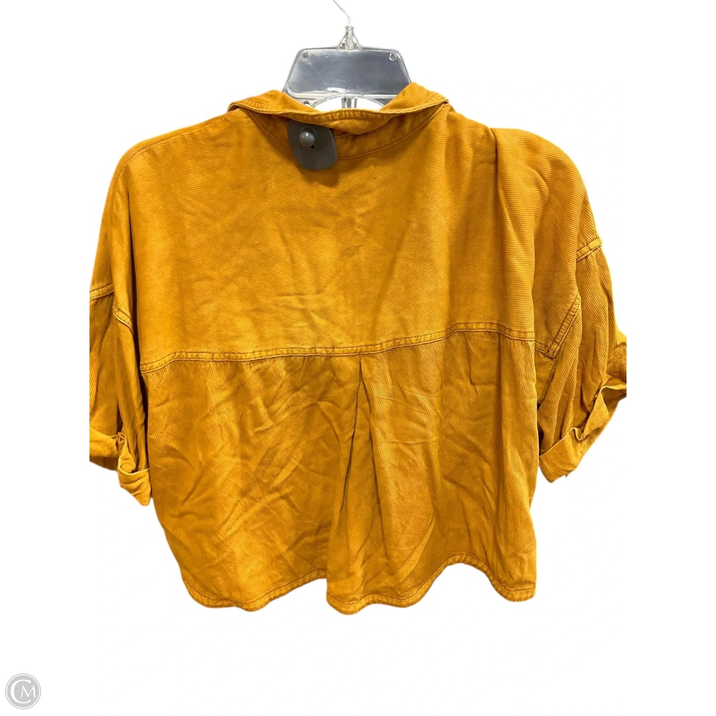 Top Long Sleeve By Pilcro In Orange, Size: S