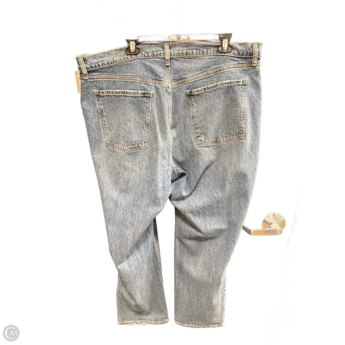 Jeans Straight By Old Navy In Blue Denim, Size: 18