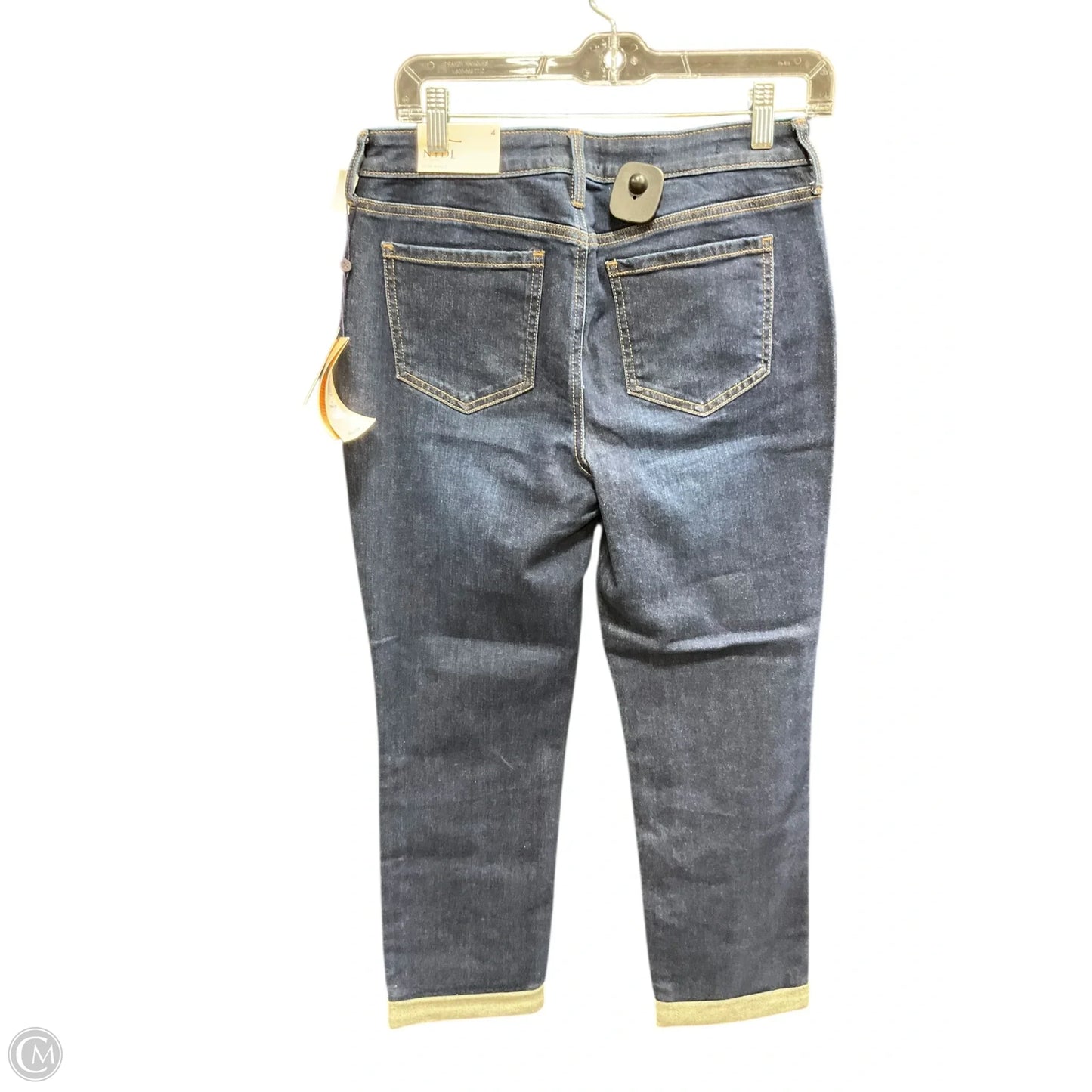 Jeans Straight By Not Your Daughters Jeans In Blue Denim, Size: 4