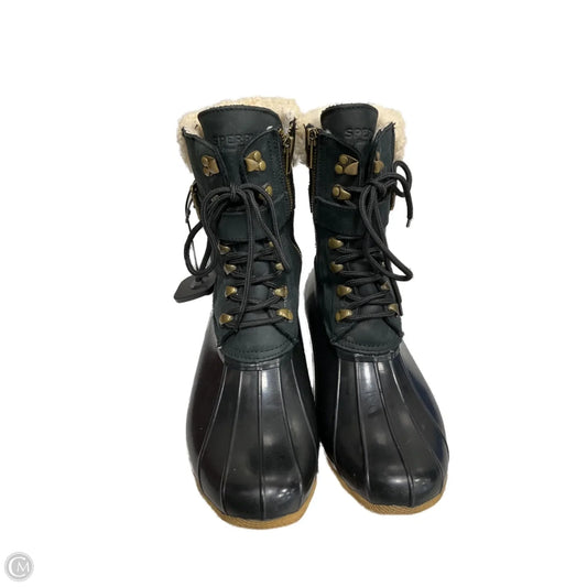 Boots Ankle Flats By Sperry In Black, Size: 9