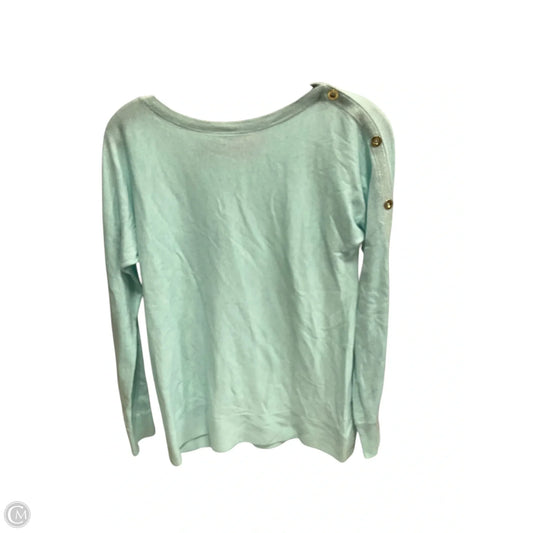 Top Long Sleeve Designer By Lilly Pulitzer In Blue, Size: S
