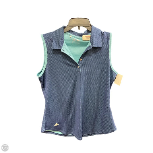 Athletic Tank Top By Adidas In Blue, Size: L