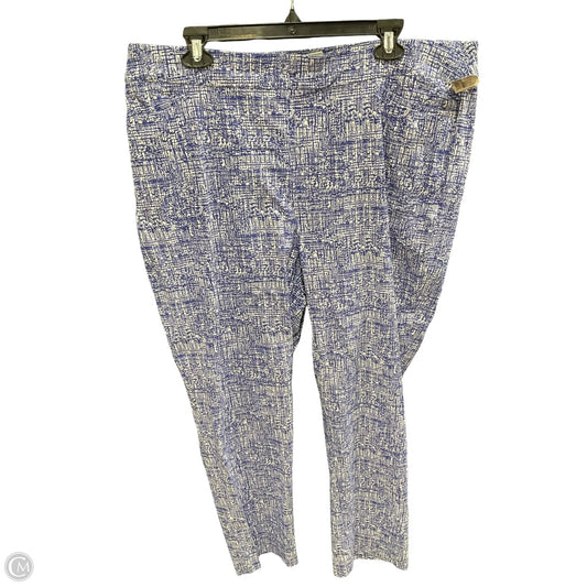 Pants Other By Chicos In Blue & White, Size: 18