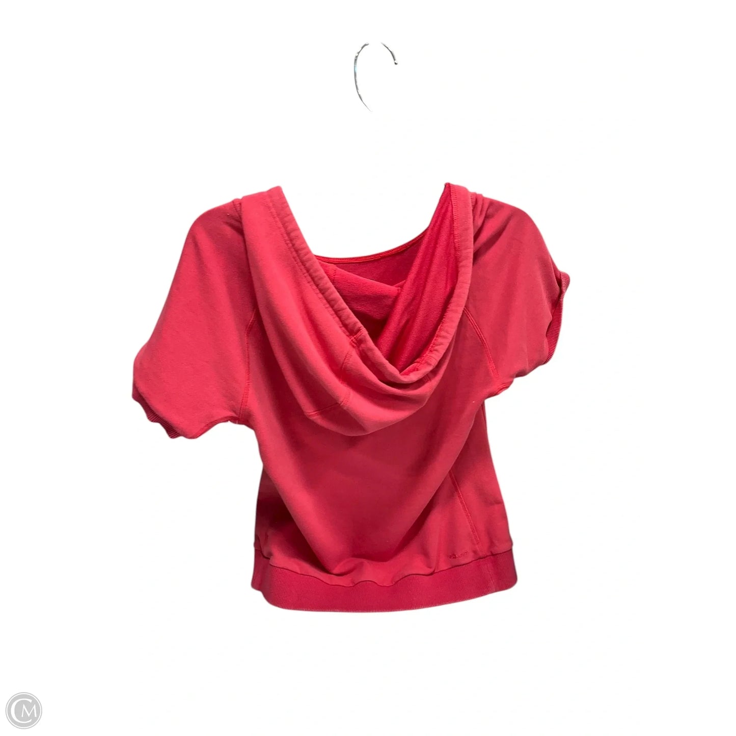 Athletic Top Long Sleeve Hoodie By Nike In Pink, Size: M