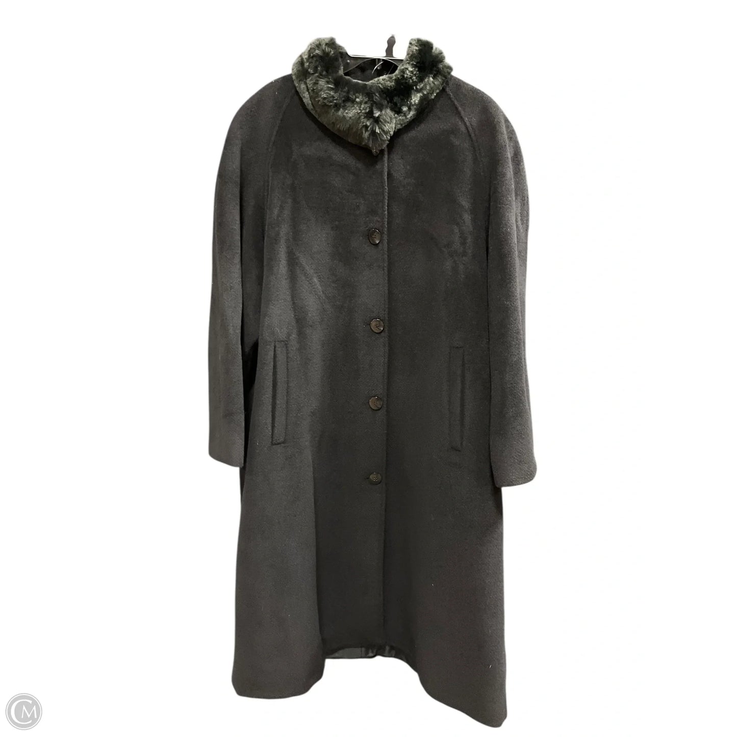 Coat Wool By Jones New York In Black, Size: 3x