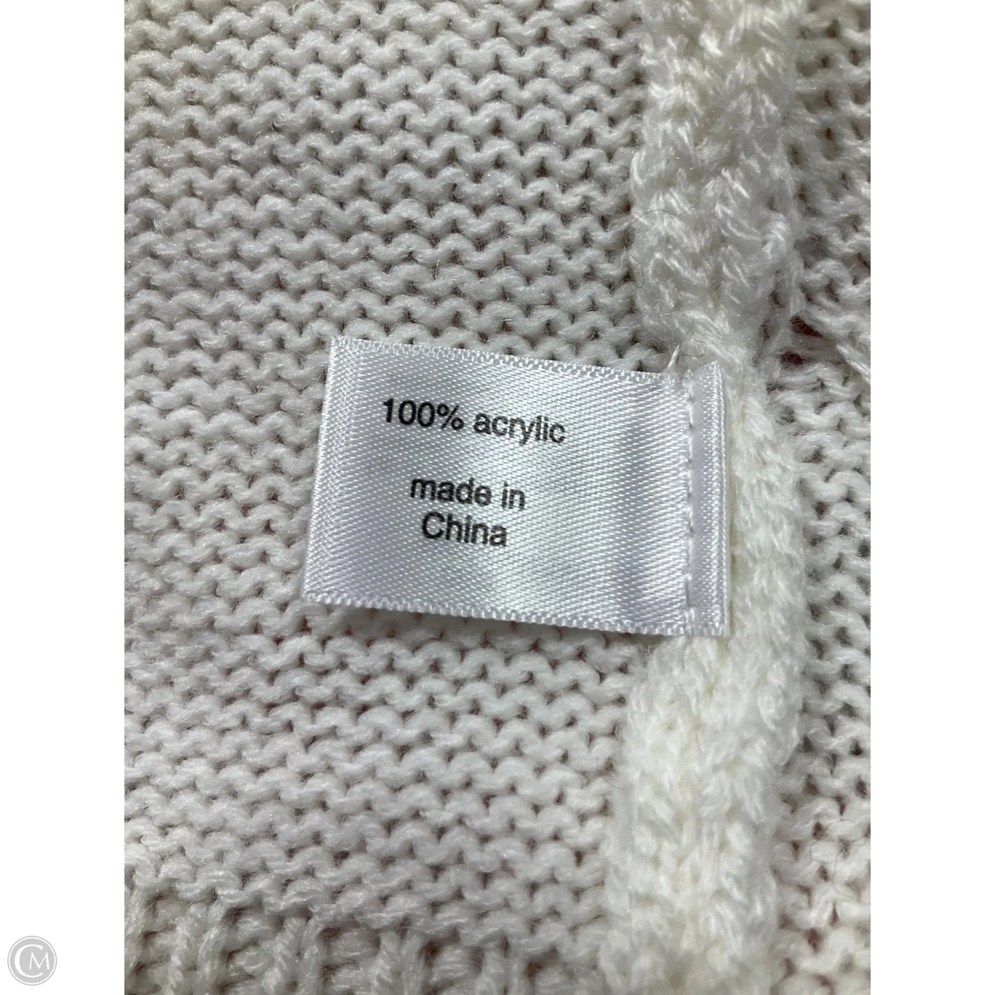 Sweater By Lane Bryant In Grey & White, Size: 2x