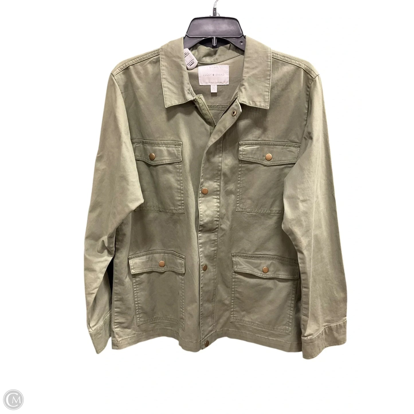Jacket Other By Lucky Brand In Green, Size: L