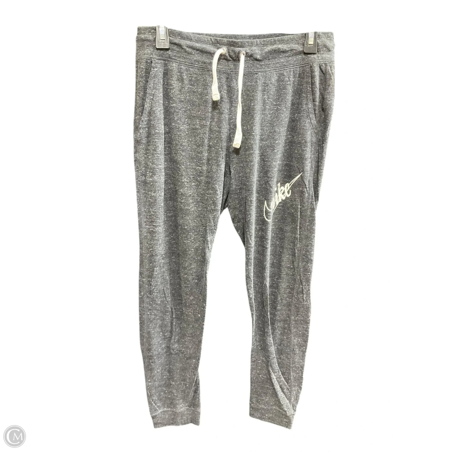 Athletic Pants By Nike In Grey, Size: S