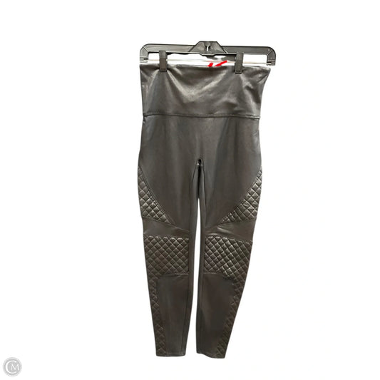 Athletic Leggings By Spanx In Black, Size: L