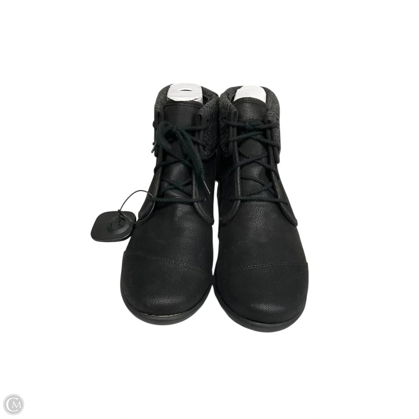 Boots Ankle Flats By Clarks In Black, Size: 9