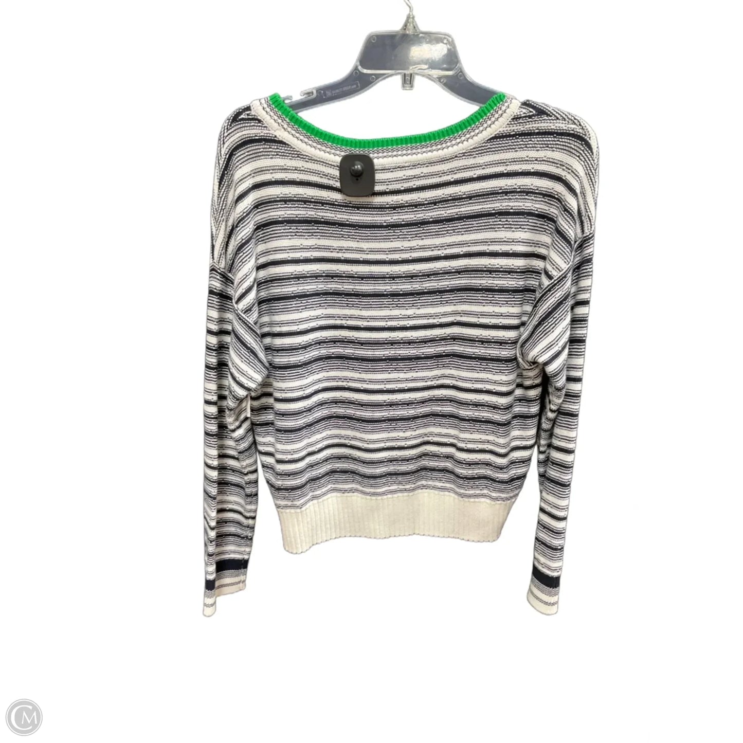 Top Long Sleeve By Nautica In Striped Pattern, Size: M