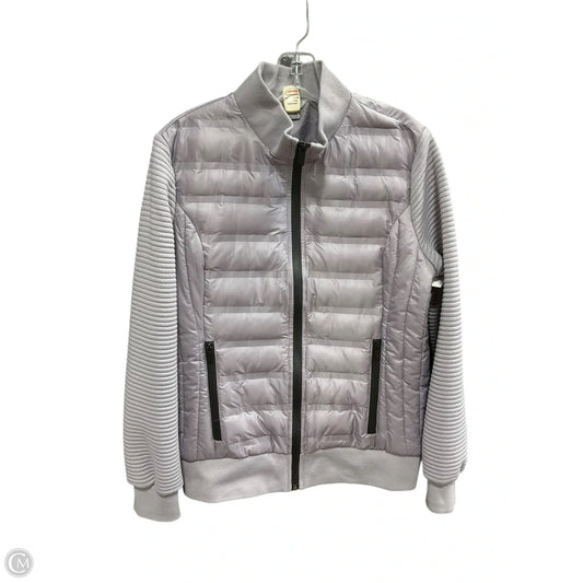 Athletic Jacket By Gaiam In Purple, Size: M