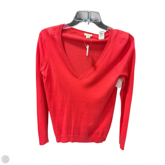 Top Long Sleeve Basic By J. Crew In Orange, Size: Xs