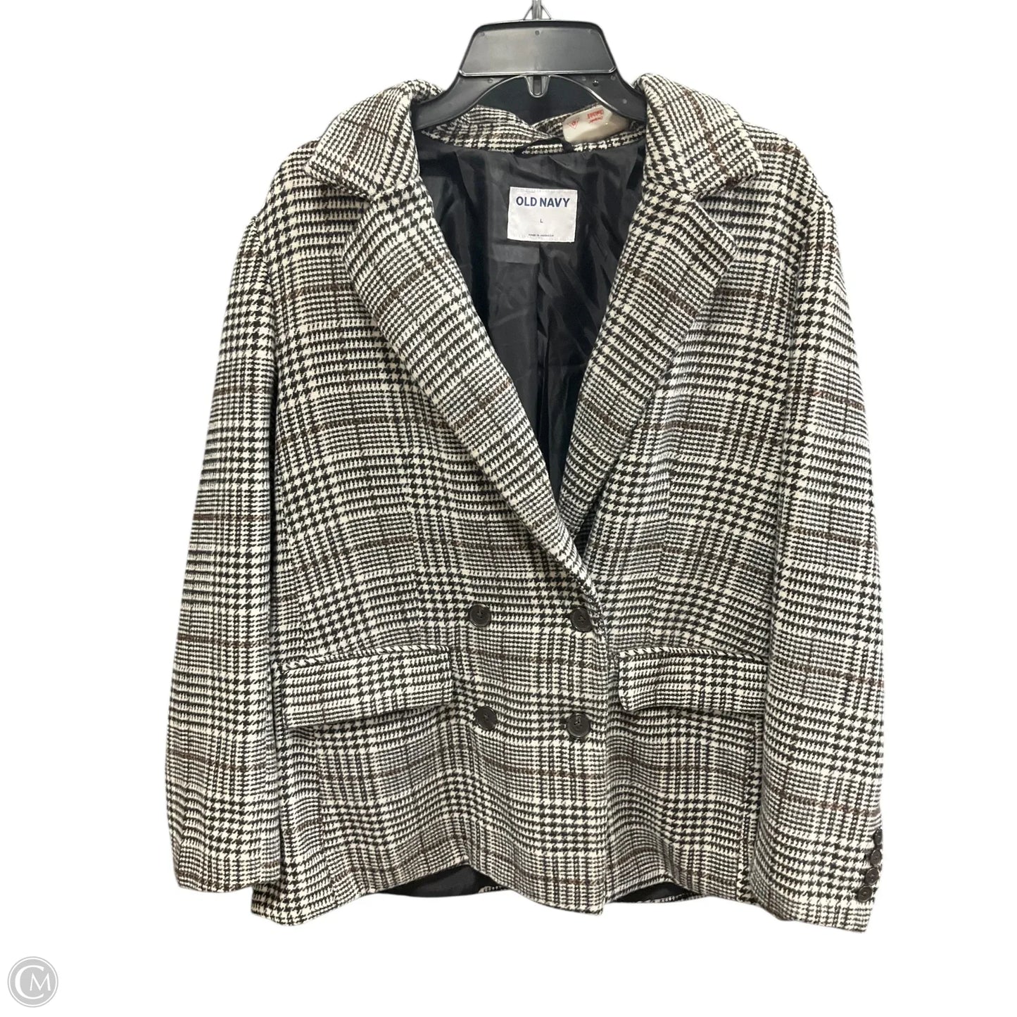 Jacket Other By Old Navy In Black & White, Size: L