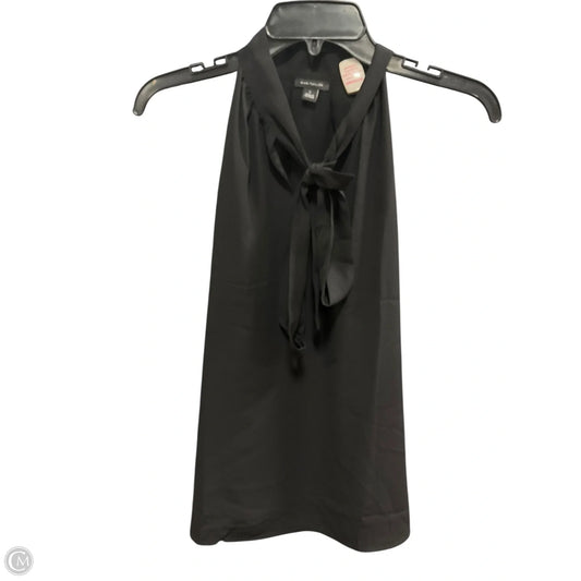 Top Sleeveless By Ann Taylor In Black, Size: L