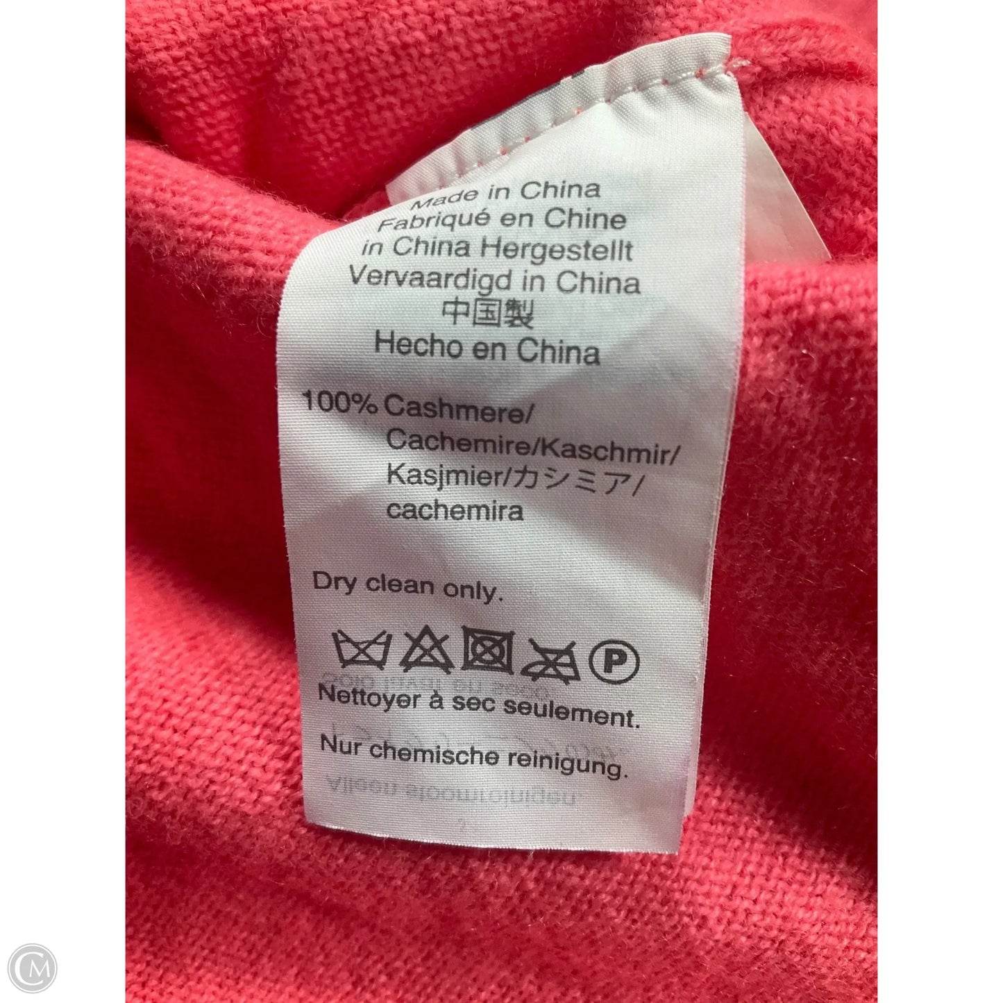 Top Long Sleeve By J. Crew In Coral, Size: L