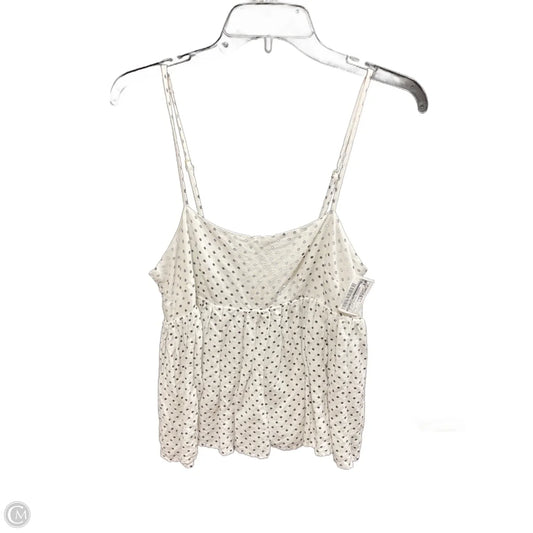 Top Sleeveless Designer By Kate Spade In Polkadot Pattern, Size: S