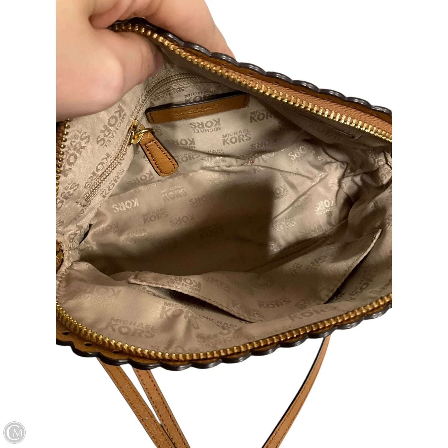 Crossbody Designer By Michael Kors, Size: Medium