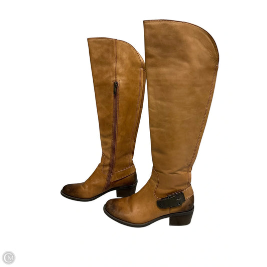 Boots Knee Flats By Vince Camuto In Tan, Size: 6.5
