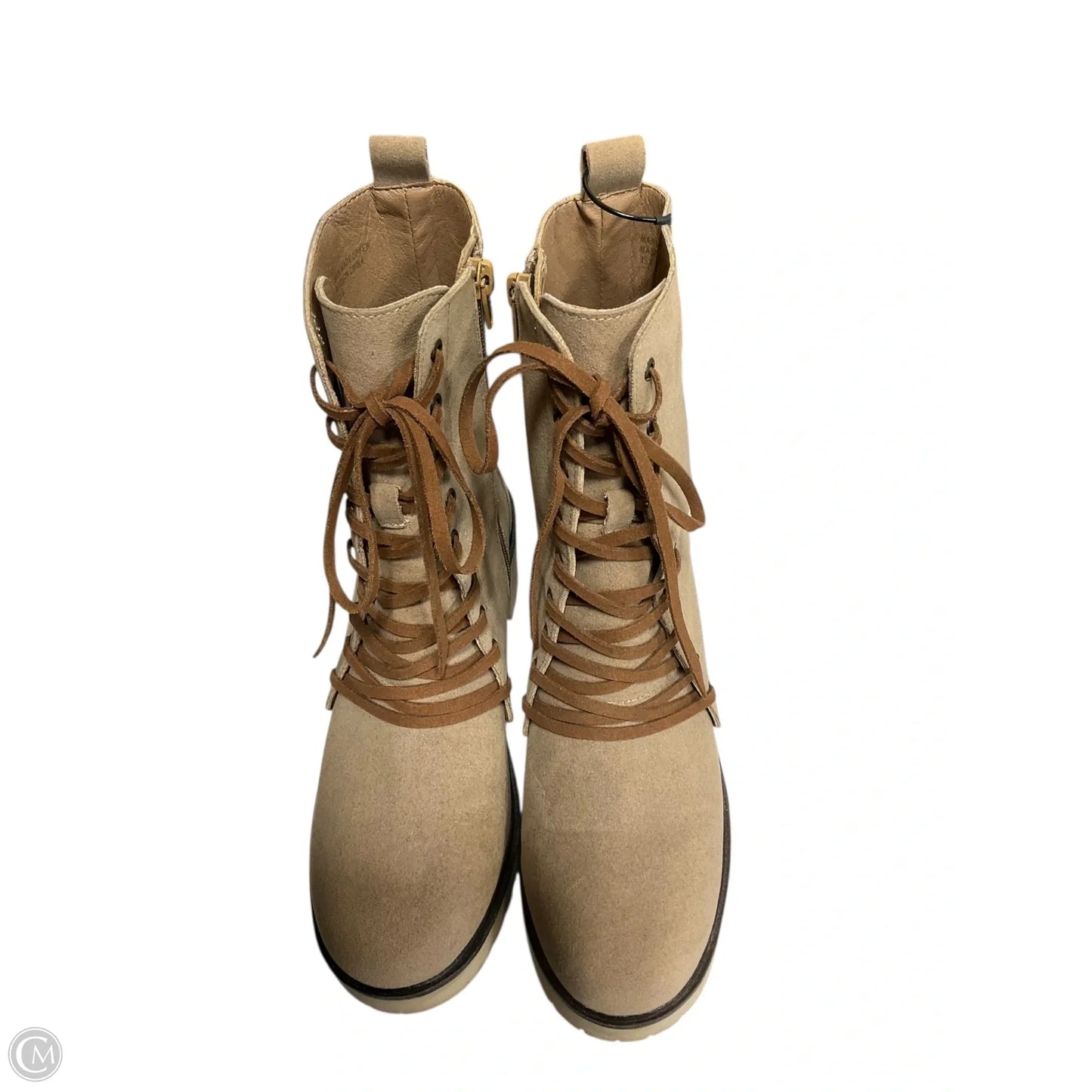 Boots Combat By Vici In Tan, Size: 7.5