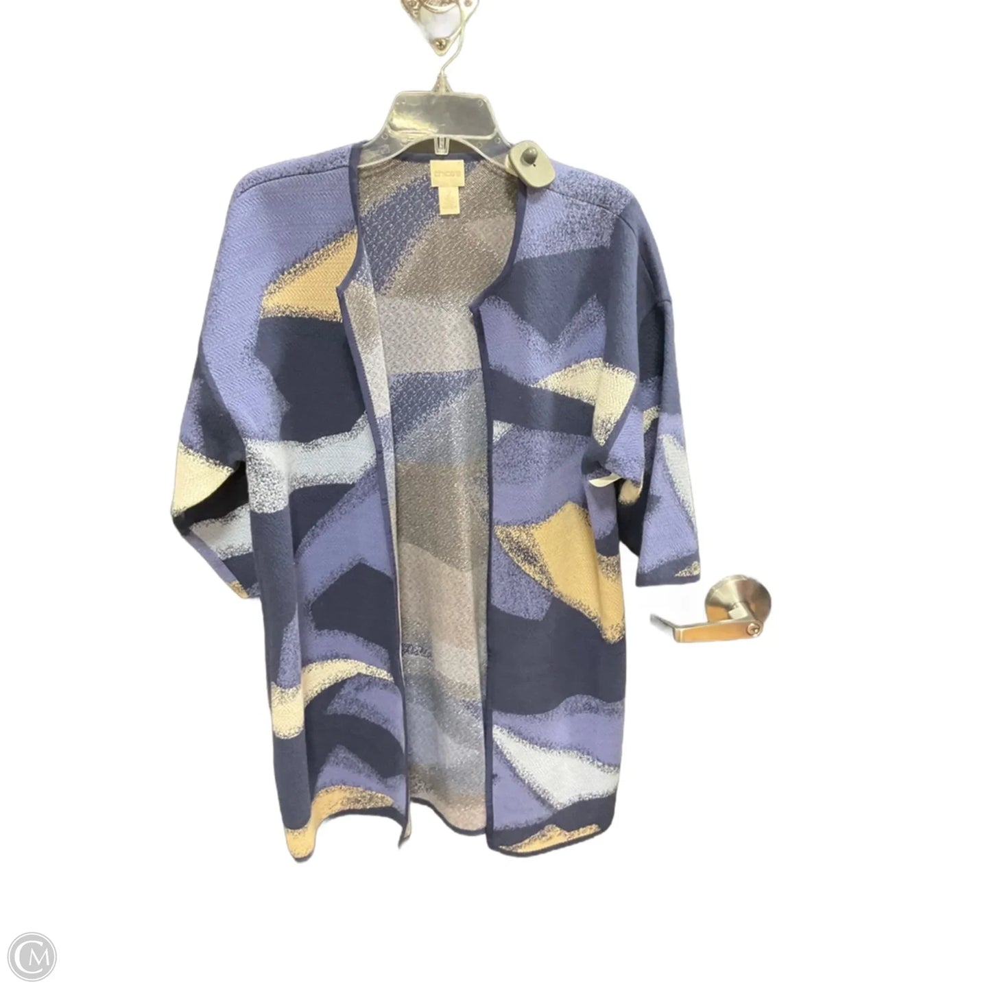 Cardigan By Chicos In Blue, Size: L