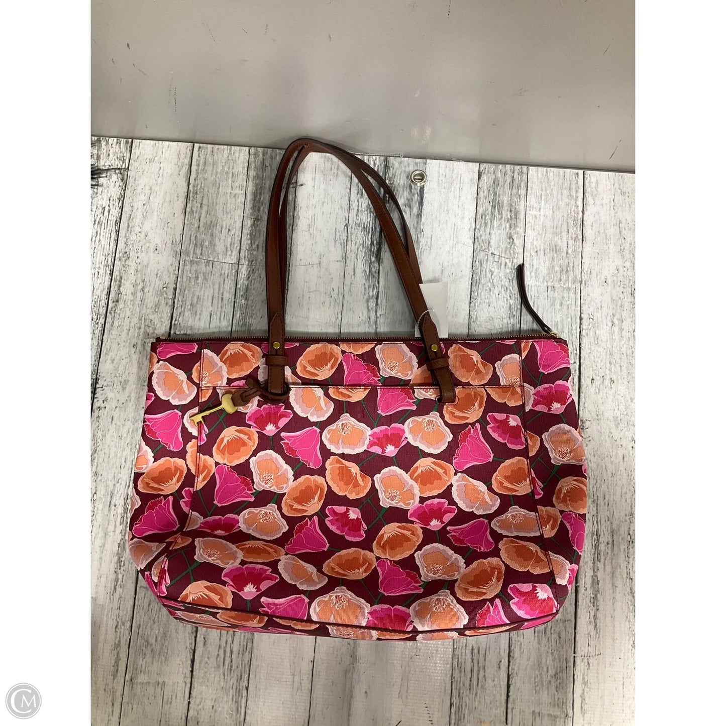 Handbag By Fossil, Size: Large