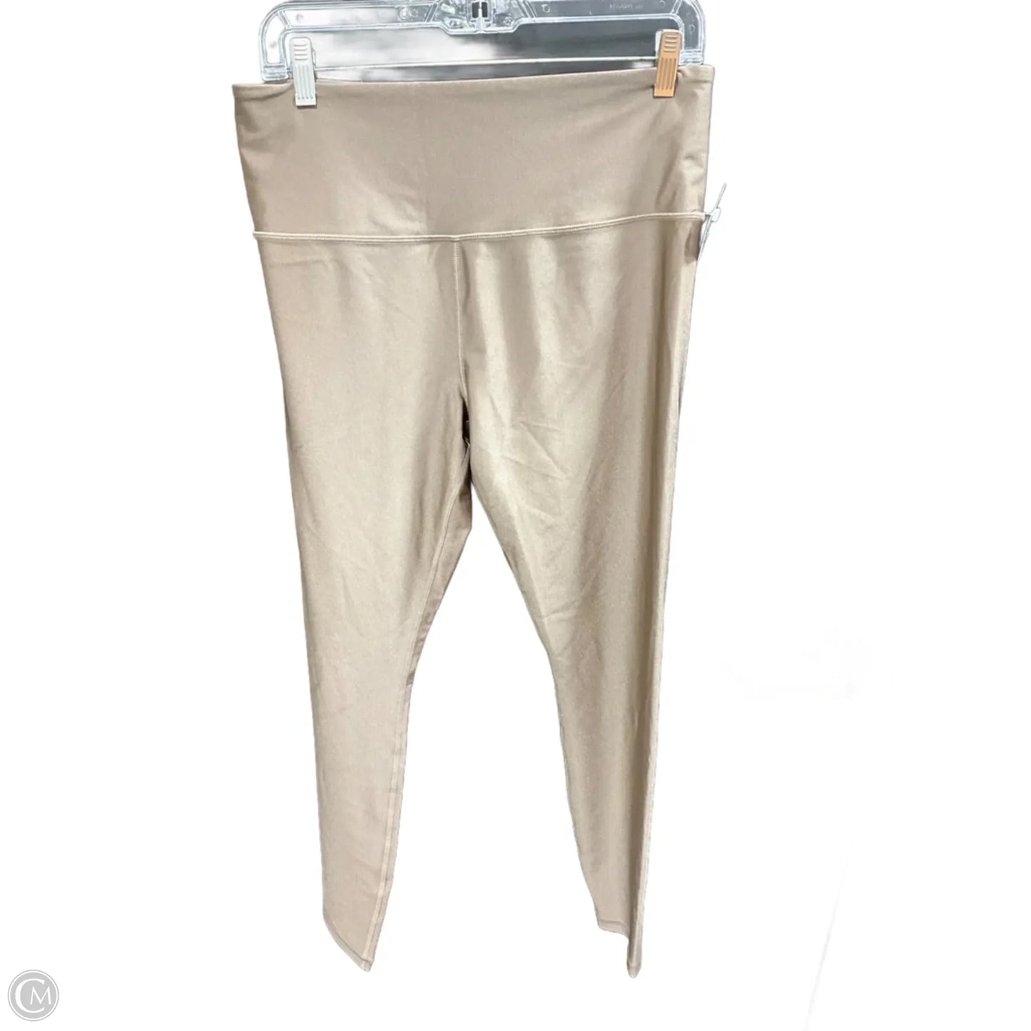 Athletic Leggings By Athleta In Gold, Size: L