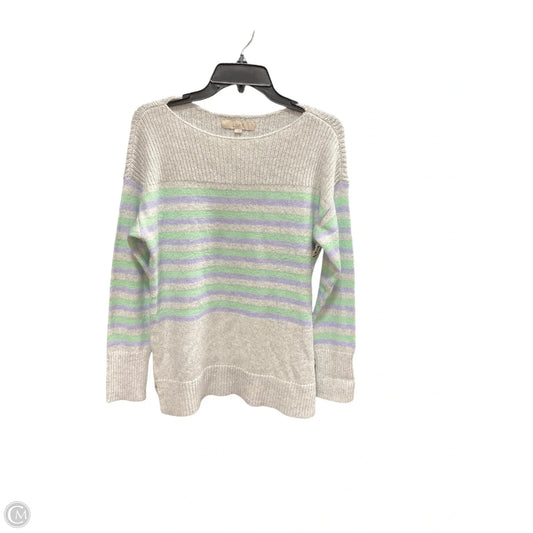 Sweater By Loft In Striped Pattern, Size: S
