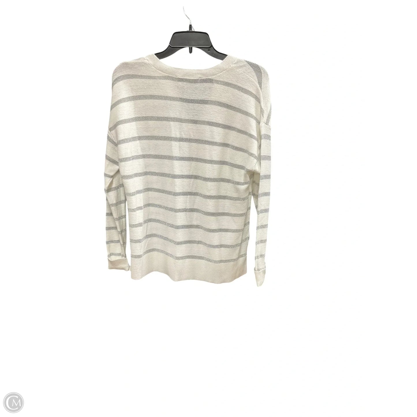 Top Long Sleeve By Loft In Striped Pattern, Size: S