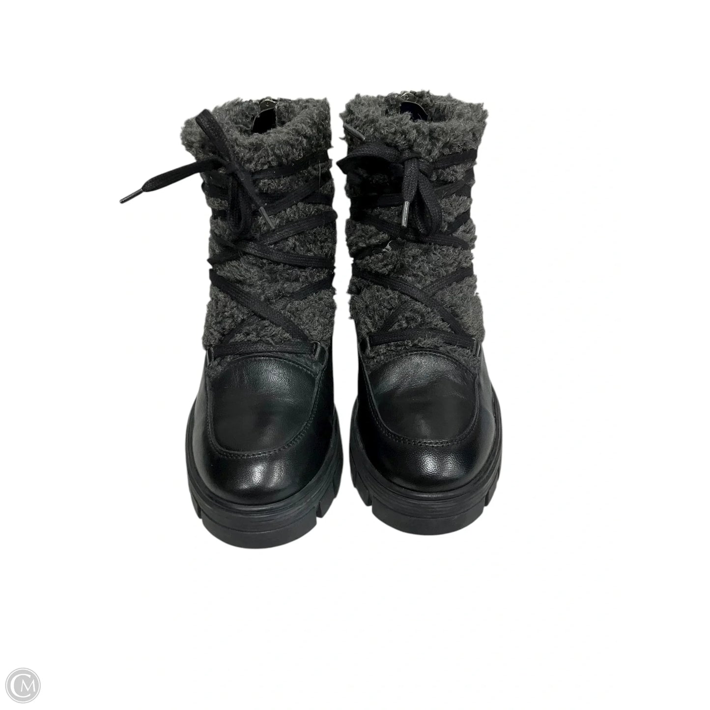 Boots Ankle Heels By Cme In Black, Size: 9
